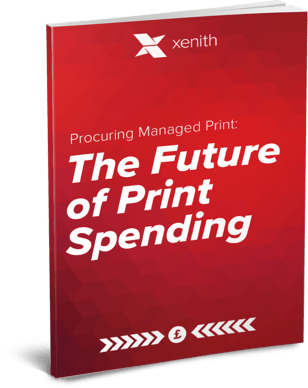 Procuring Print Management The Future of Print Spend Front Cover - 3d