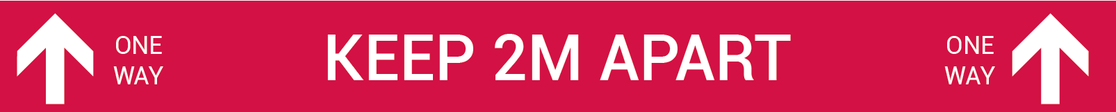 keep 2m apart